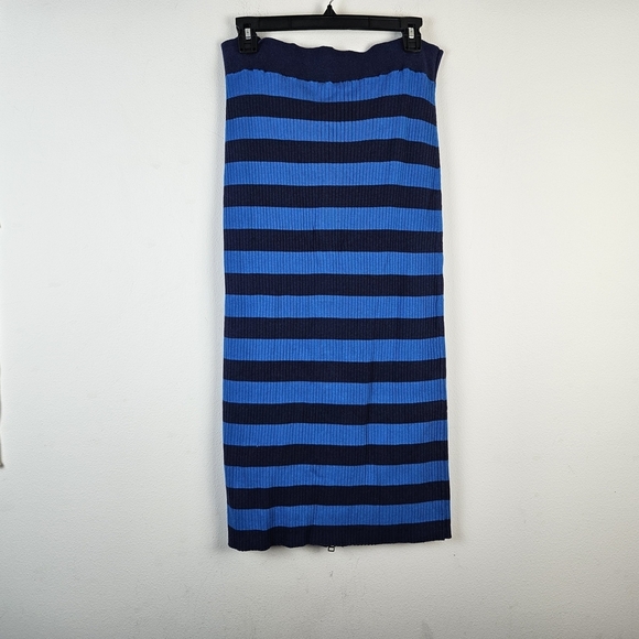 Anthropologie Daily Practice Striped Knit Midi Skirt Size L NWT - Picture 5 of 7